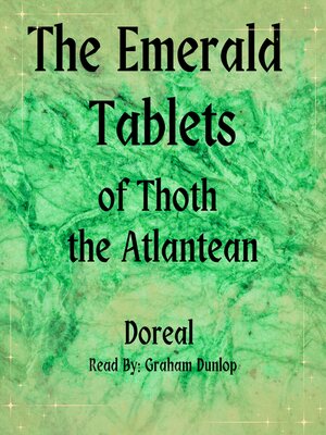 cover image of The Emerald Tablets of Thoth the Atlantean